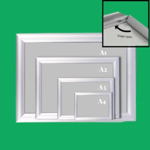 Snap frames, promotional display solutions