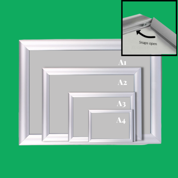 Snap frames, promotional display solutions