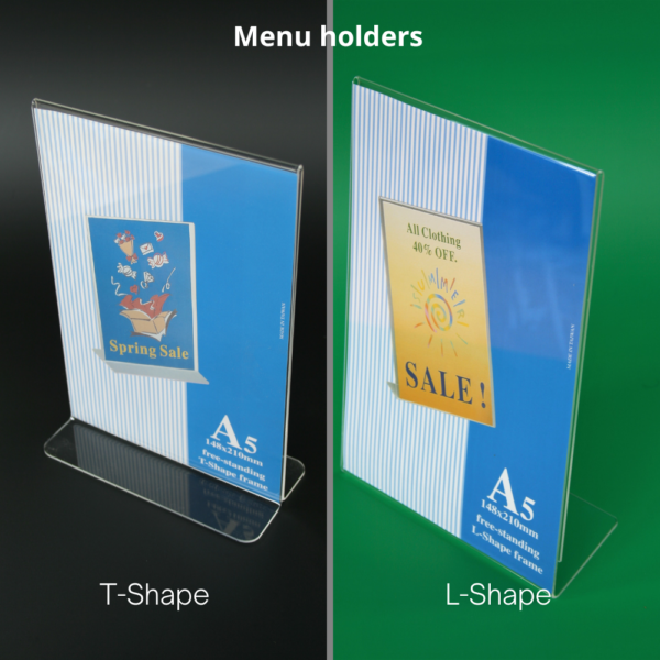 Menu Holders