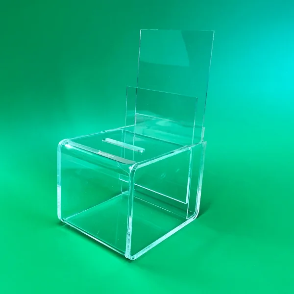 Custom made donation box