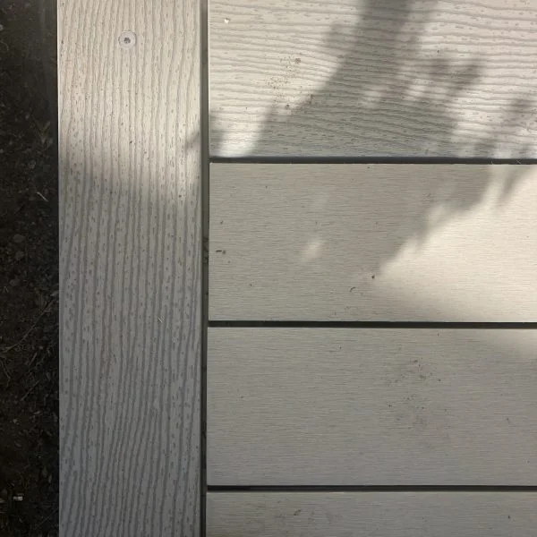Eco decking close up ash grey lance bell