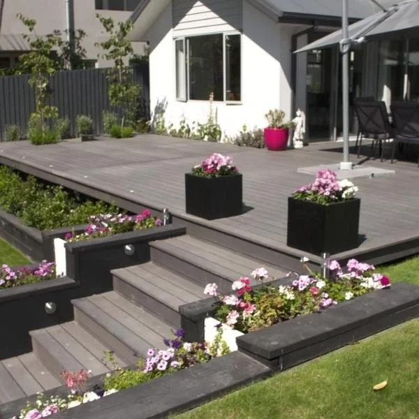 Eco decking by Cebelio in Slate Grey